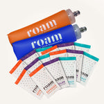 Roam Soft Hydration Flask Bottles and Energy Nut Butter