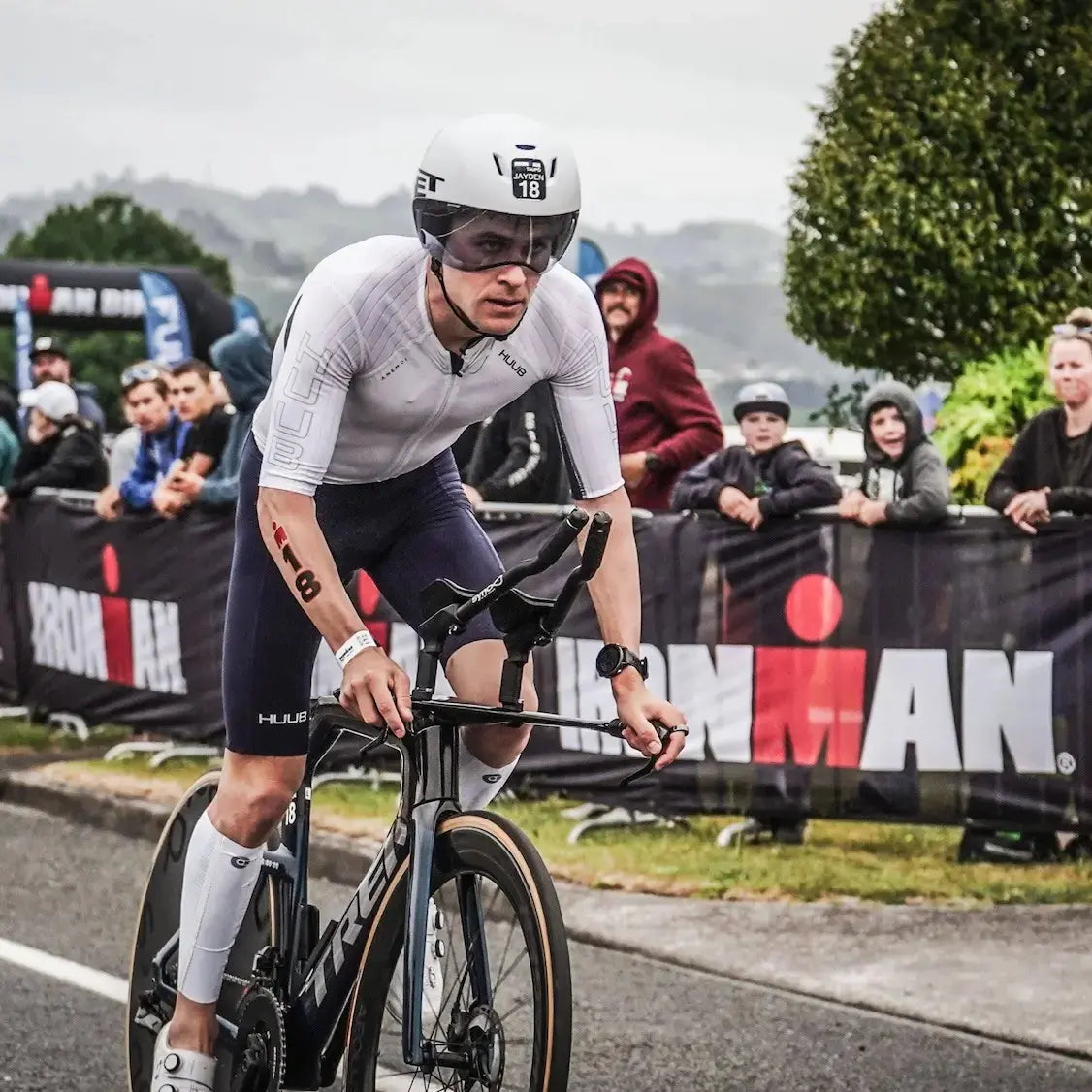 Jayden Kuijpers Cycling at Ironman 70.3 Taupo Race