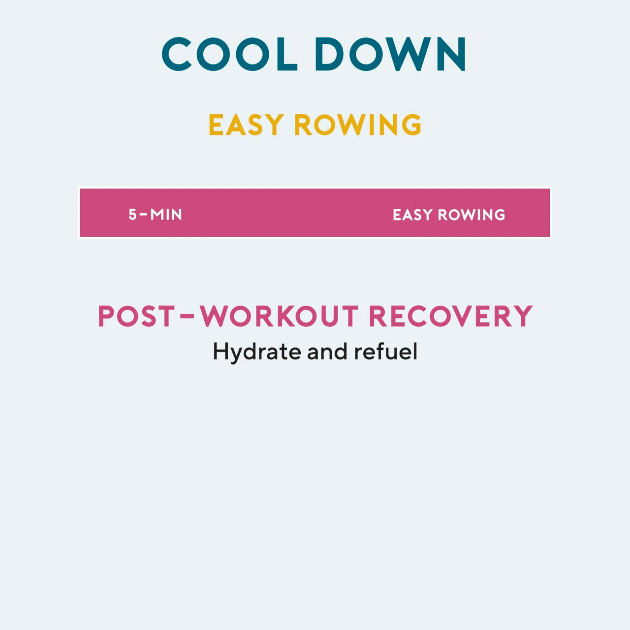 Roam Rowing Erg Workout Cool Down