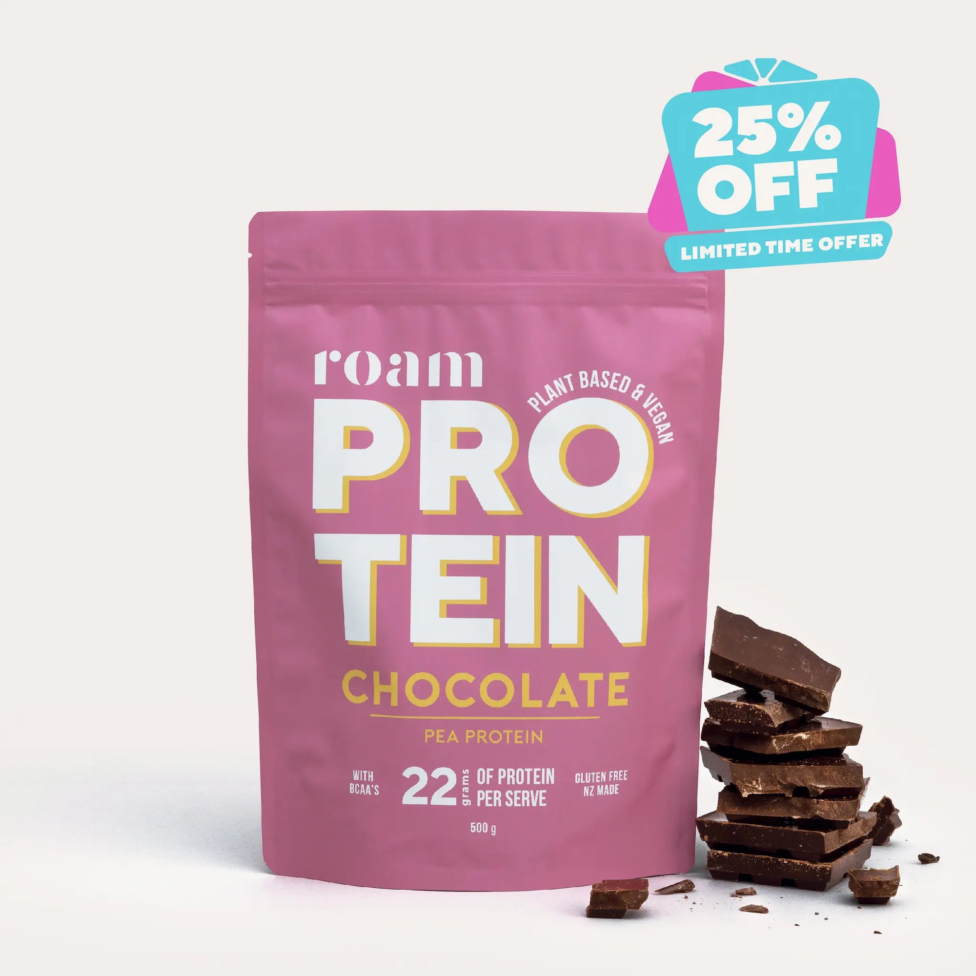 Chocolate Vegan Protein Powder | Roam| Diabetic friendly
