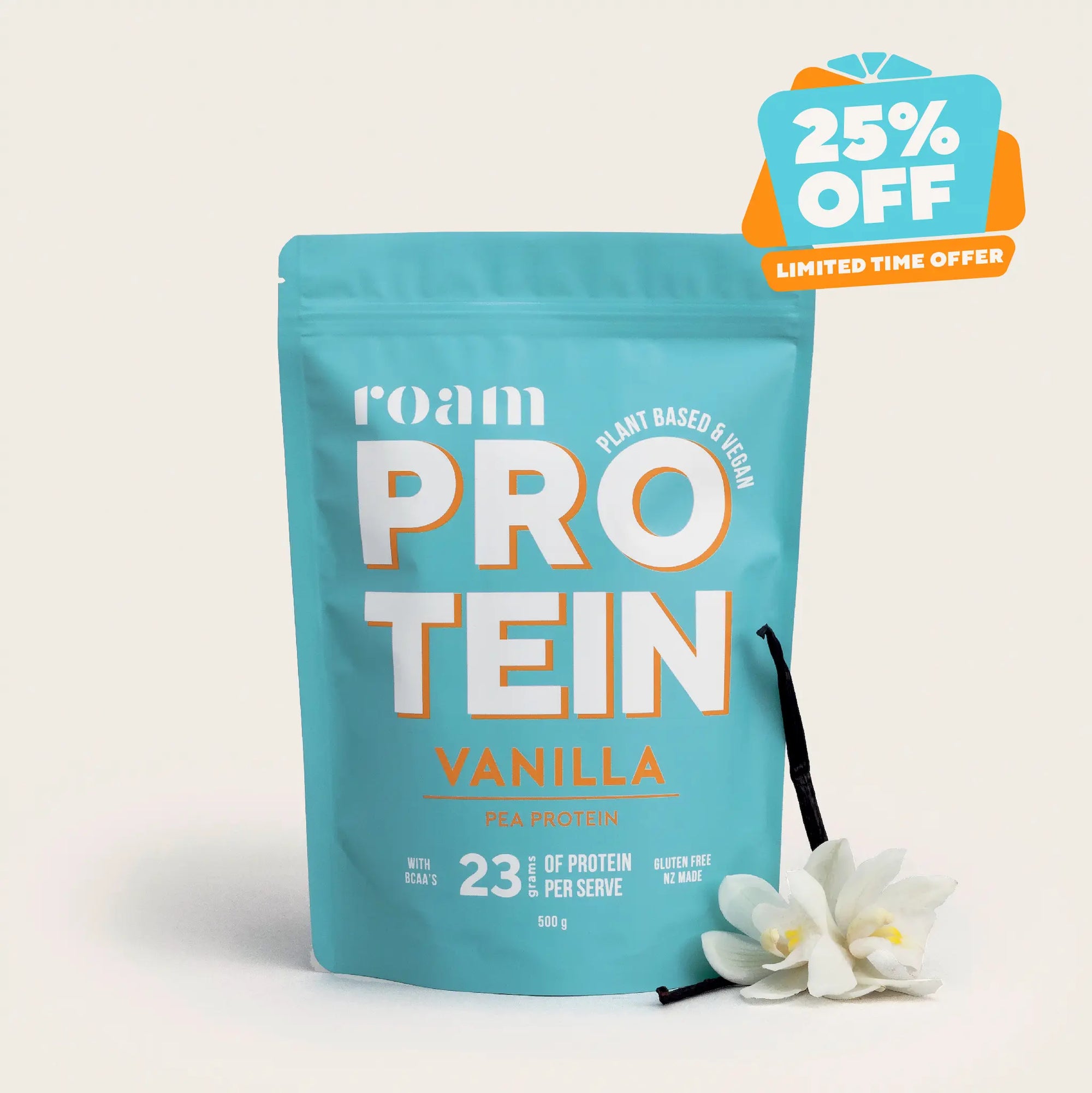 Vanilla Vegan Protein Powder Plant Based | Roam