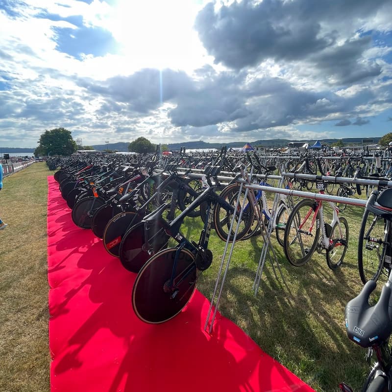 Athlete Transition Area Ironman 70.3 Taupo