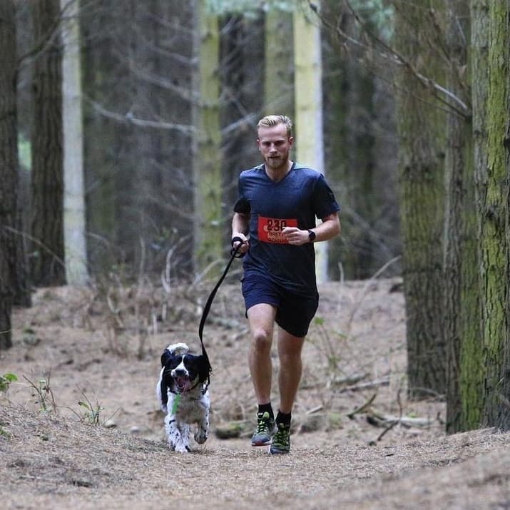 Brett Clifford Trail Running in Forest Roam