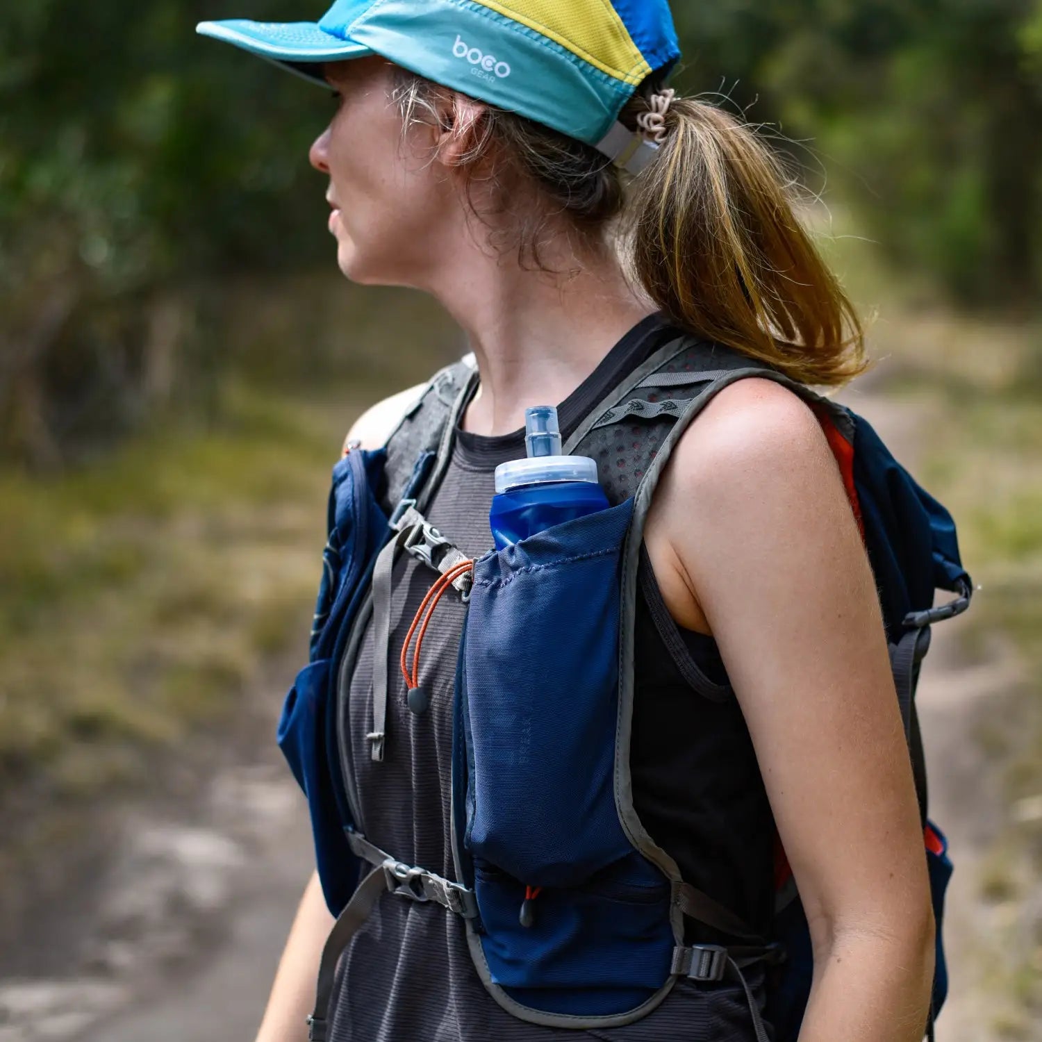 Trail Runner with Soft Flask for Running Roam NZ AU