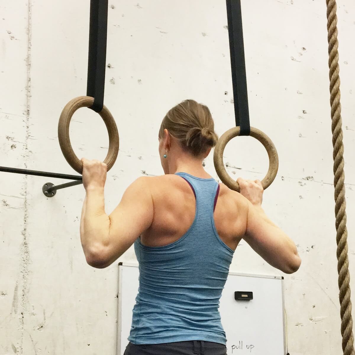 Athlete Using Strength Show Muscle Tone