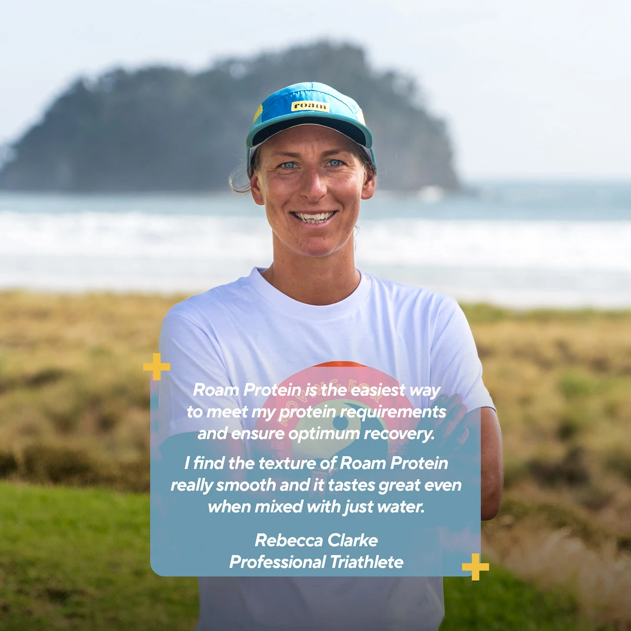 Testimonial from Roam athlete and professional swimmer cyclist and runner
