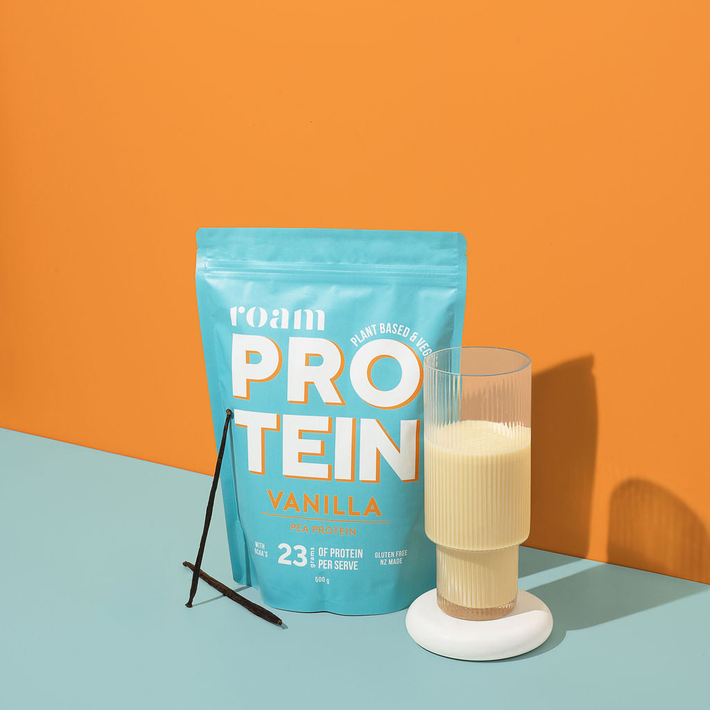 Best Vegan Vanilla Protein in NZ Australia Roam Protein Packet