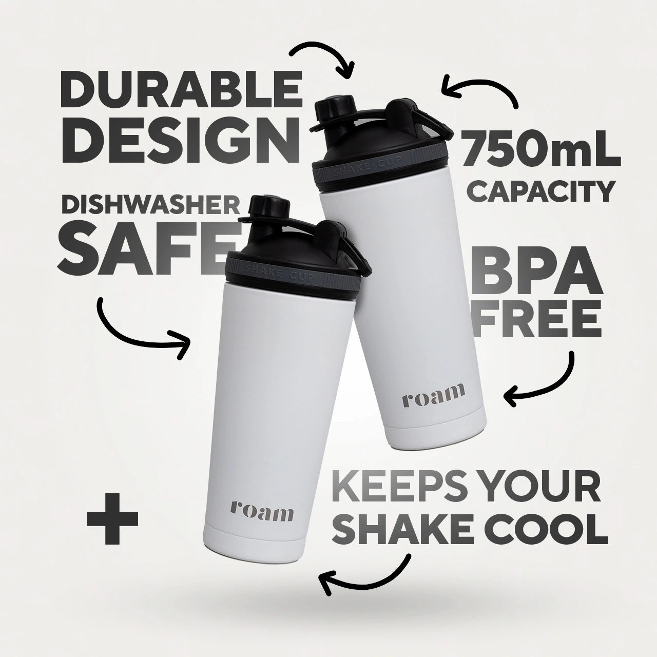 Dishwasher Safe and BPA Free Protein Shaker
