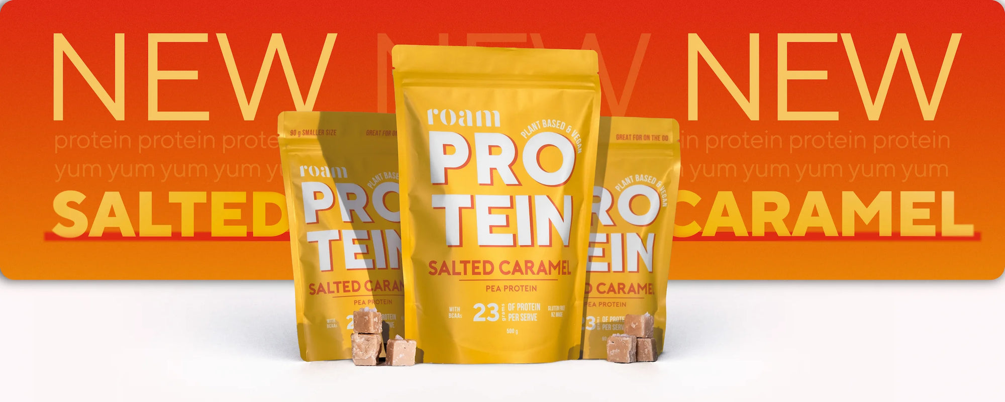 Roam Salted Caramel |Plant Pea Protein Isolate| NZ Australia