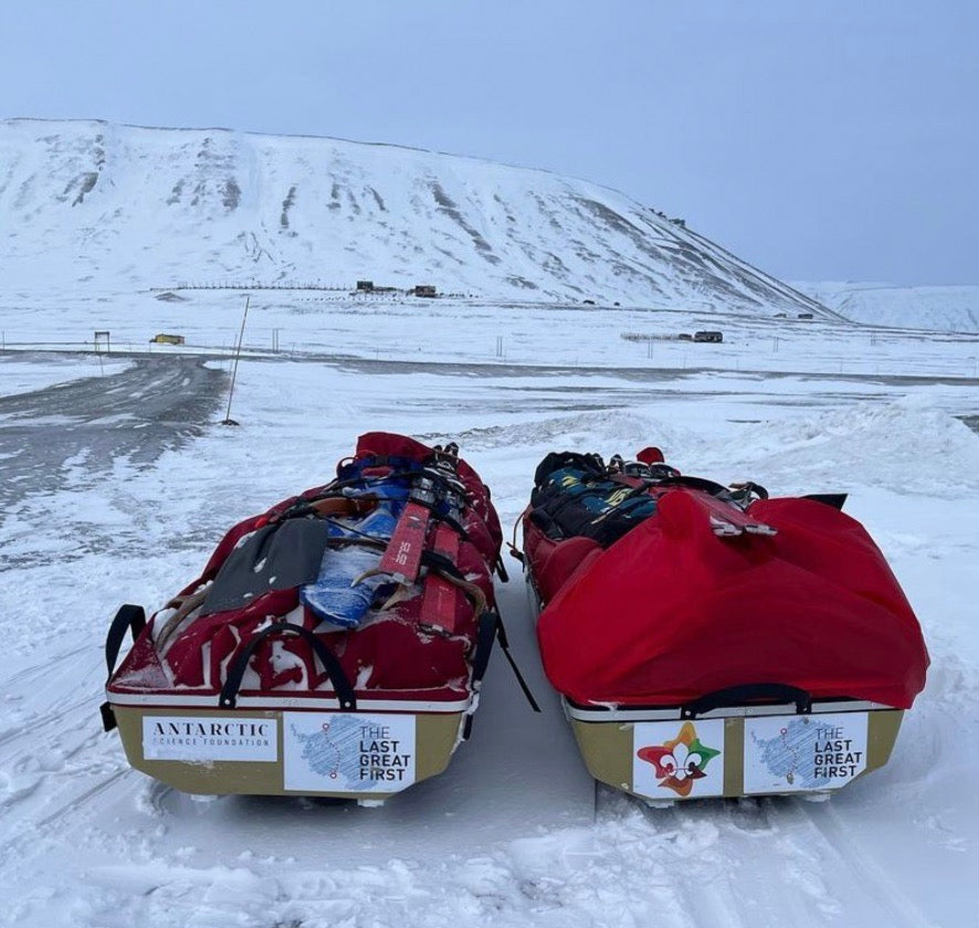 160kg sleds Antarctica the Last Great First