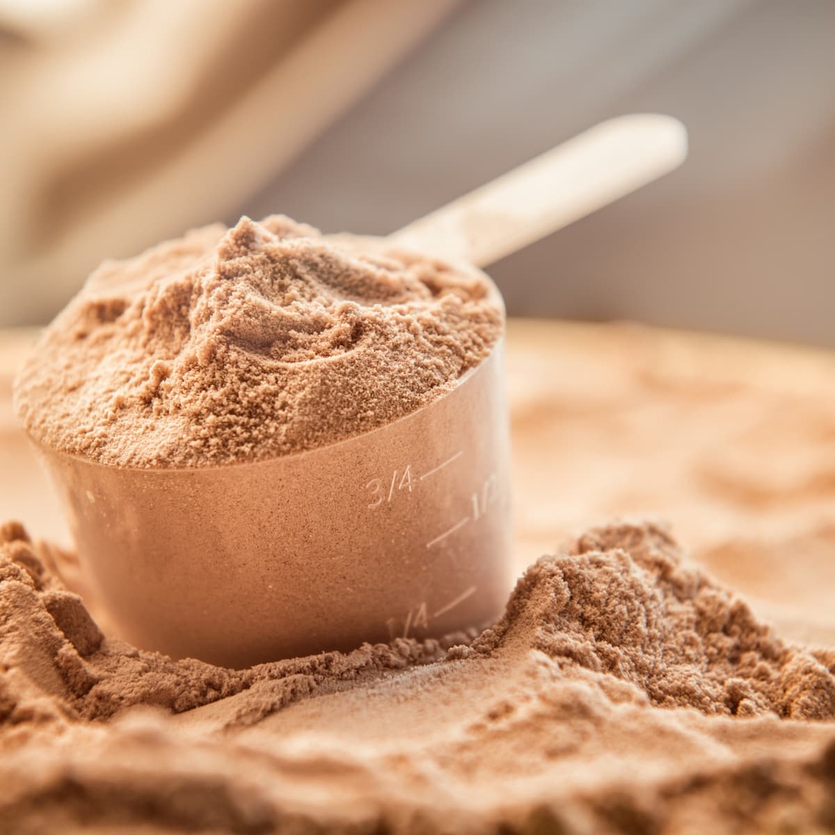 Impact of whey protein powder on skin condition and acne development.