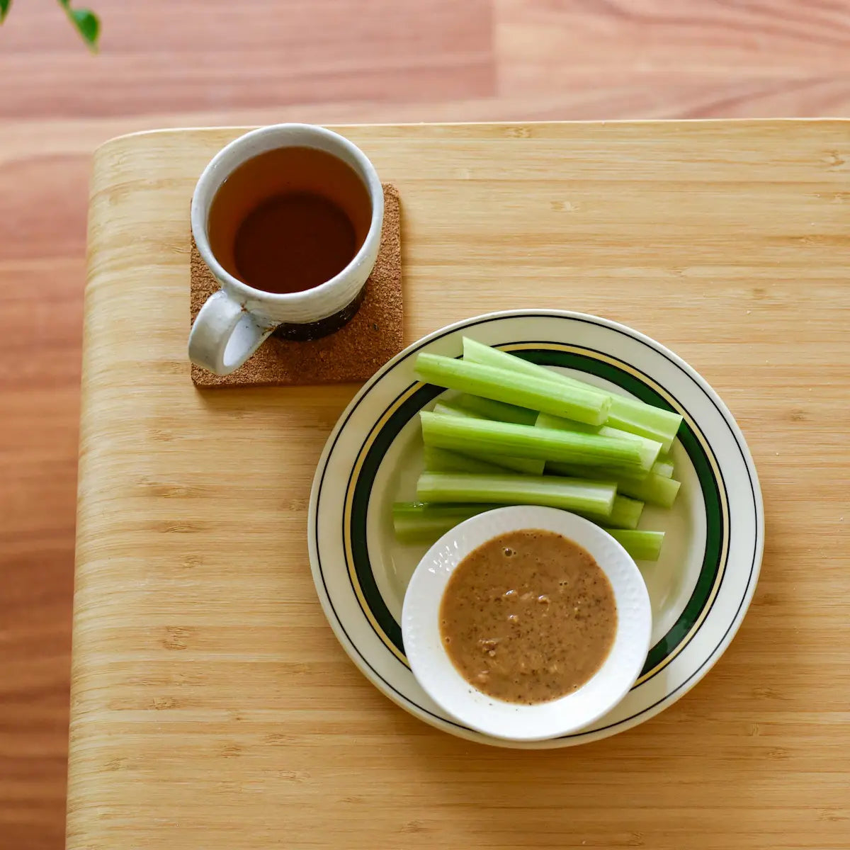 Roam Coconut Nut Butter snack and celery
